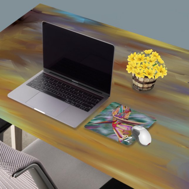 Unik Abstrakt, färgstark marmor Vätskemus Musmatta (Skapare uppladdad)