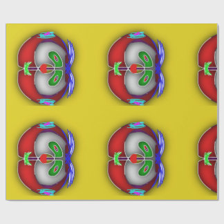 Unik Abstrakt för radbrytning i Mönster Papper Presentpapper