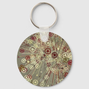 UNIK ABSTRAKT KEYCHAIN NYCKELRING
