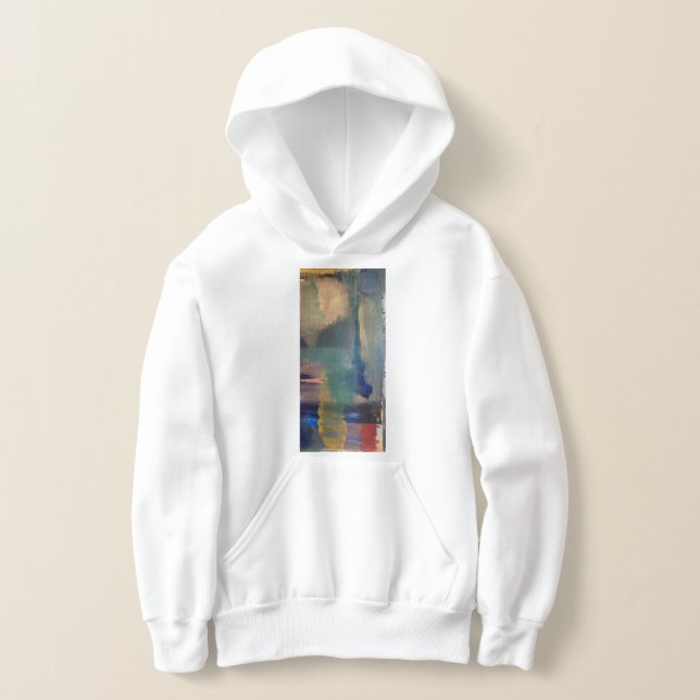 Unik Abstrakt Konst Ungdomströja T Shirt (Laydown)