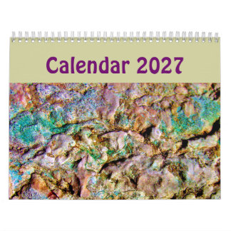 Unik Abstrakt Konstkalender 2023 Bakgrund Kalender