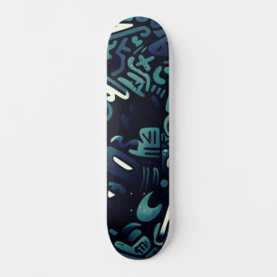 Unik Abstrakt Urban Street Art Wide Skateboard