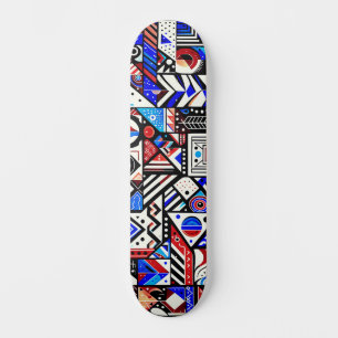 Unik Abstrakt Urban Street Art Wide Skateboard