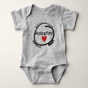 Unik adoptionsgåva t shirt