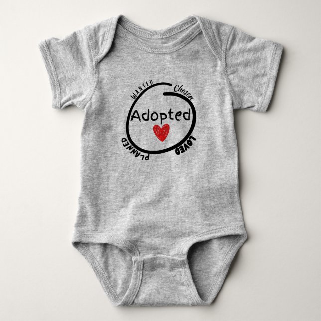 Unik adoptionsgåva t shirt (Framsida)