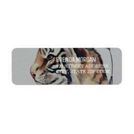 Unik adressetikett för returadress etikett