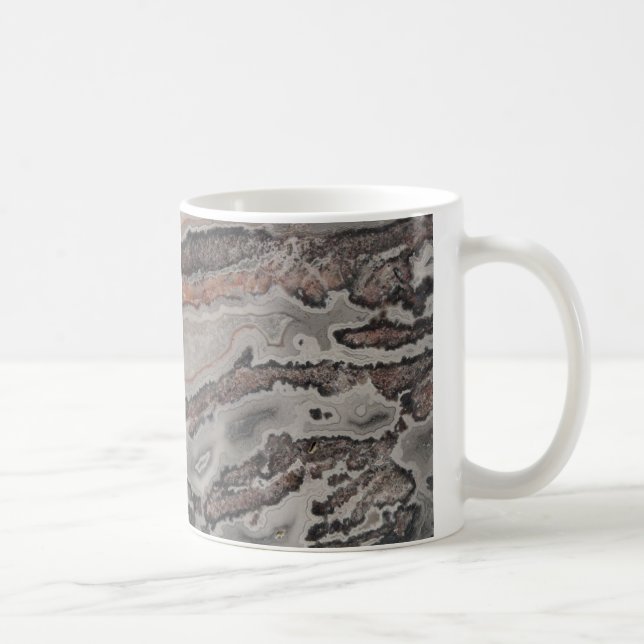 Unik agate Natural Sten Crazy Snöre Kaffemugg (Höger)