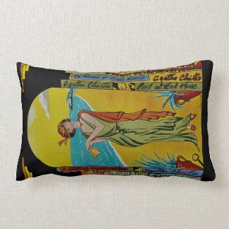 Unik Agatha Christie Art Deco Pillow Lumbarkudde