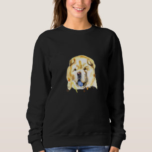 Unik akvarell hund valp Chow Chow söt T Shirt
