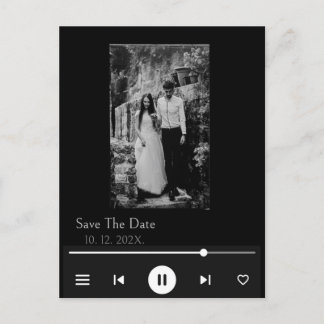 Unik albumtäckning Musik Sång virus Spara datum Vykort