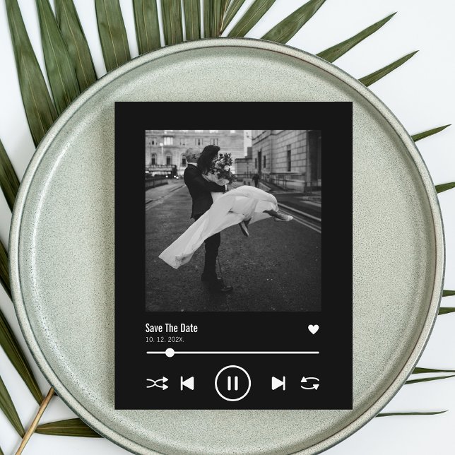 Unik albumtäckning Musik Sång virus Spara datum Vykort (Skapare uppladdad)