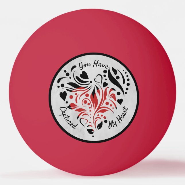 Unik Alla hjärtans dag Gift Idea Pingisboll (Framsidan)