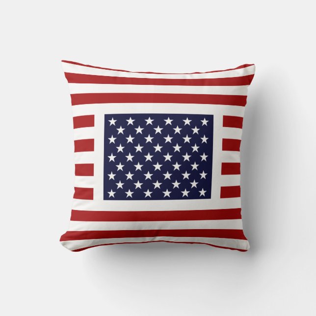 Unik amerikansk Flagga Pillow - Old glory-design Kudde (Framsida)