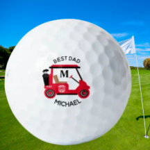 Unik Anpassningsbar Best Pappa Golf Cart Monogram 