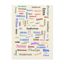 Unik Anpassningsbar för julfamiljen Ord Cloud