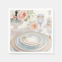 Unik Anpassningsbar Magazine Stil Bröllop Pappersservett