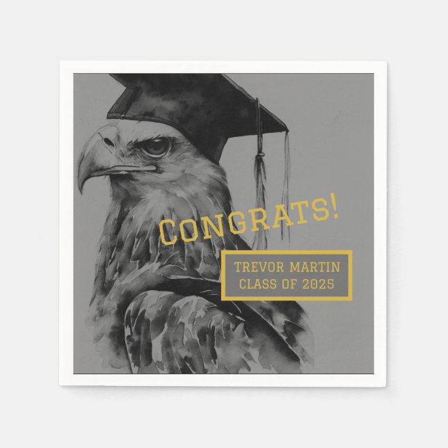 Unik Anpassningsbar Studenten Pappersservett (Framsidan)