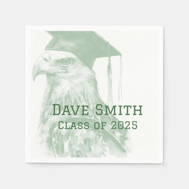 Unik Anpassningsbar Studenten Pappersservett (Framsidan)