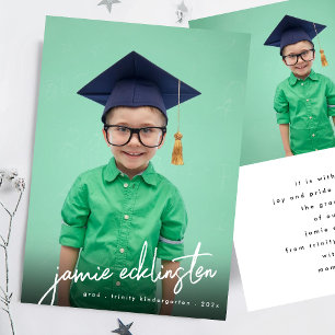 Unik Anpassningsbar Text Foto Kindergarten Student Meddelande