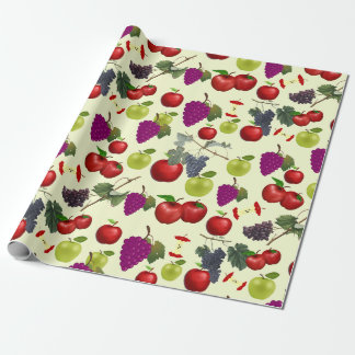 Unik äpple och grafik Vibrant Mönster Presentpapper