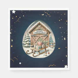 Unik årgång i julvärlden pappersservett