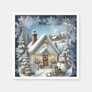 Unik årgång i julvärlden Pappra Tallrikar Pappersservett