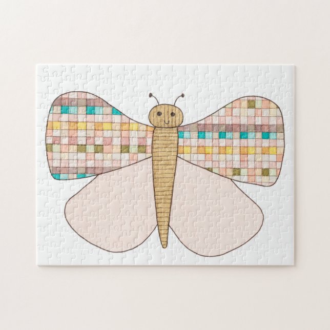 Unik Art Puzzle - Butterfly #4 - Erin Brie Art Pussel (Horisontell)
