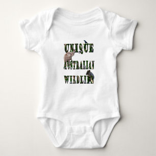 Unik Australian Wildlife Bild Logotyp, Baby Body T Shirt