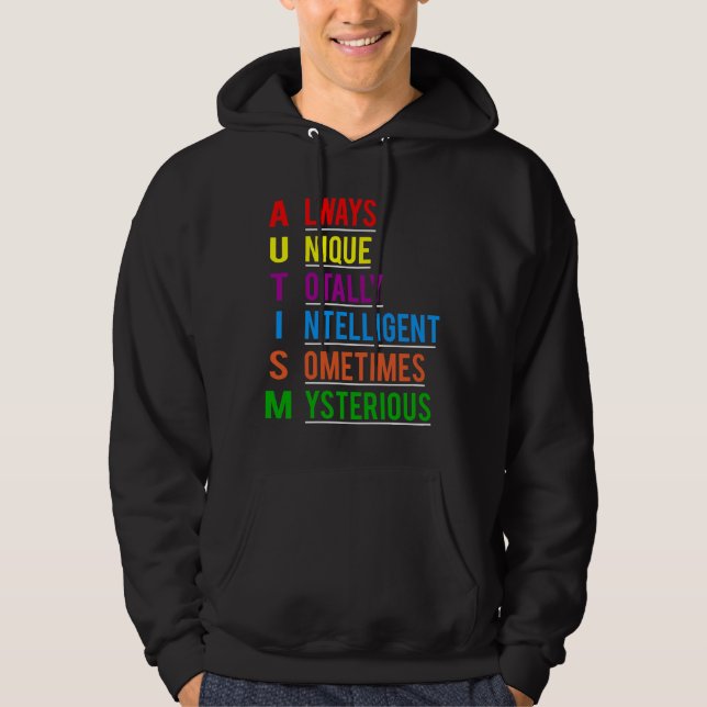 Unik Autism Fantastisk Hoodie (Framsida)
