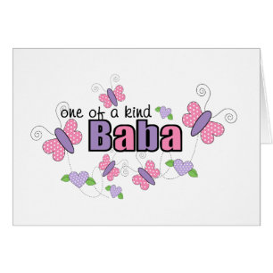 Unik Baba Hälsningskort