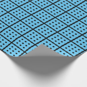 Unik Baby blue figursättningsPapper Presentpapper