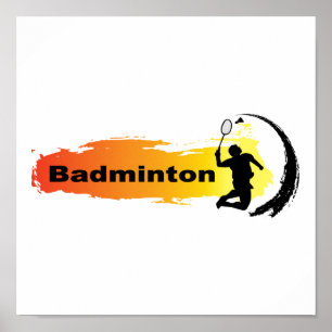 Unik badminton poster
