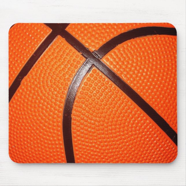 Unik Basketboll Artwork Mousepad Musmatta (Framsidan)