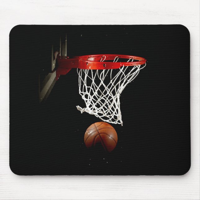 Unik Basketboll Artwork Mousepad Musmatta (Framsidan)