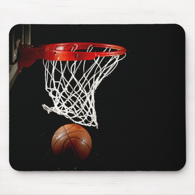 Unik Basketboll Artwork Mousepad Musmatta (Framsidan)
