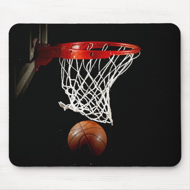 Unik Basketboll Artwork Mousepad Musmatta (Framsidan)