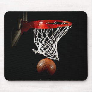 Unik basketboll Boll & Net Mousepad Musmatta