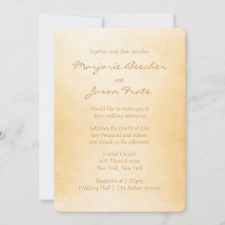 Unik Batik Blommigt-bröllopsinbjudan Brown Inbjudningar