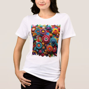 Unik beskärningsteckning t shirt