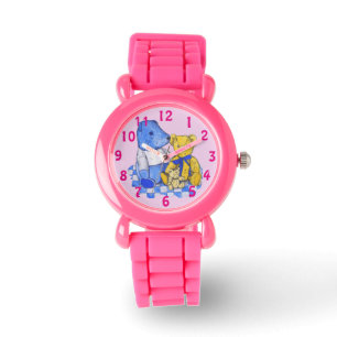 Unik bild av tre söta björnar armbandsur