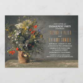 Unik, blommig, rustik Vas-Förlovningsfest Inbjudningar