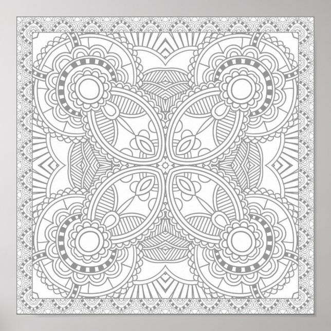 Unik Blommigt artikel punkt 2 Poster (Framsidan)