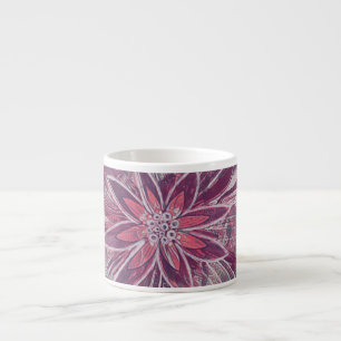 Unik Blommigt Specialty Mugg Espressomugg