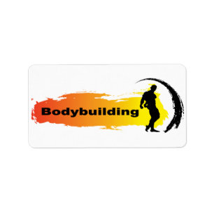 Unik Bodybuilding Adressetikett