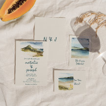 Unik Bröllop för Hand plockade-färgsblock i Retro 