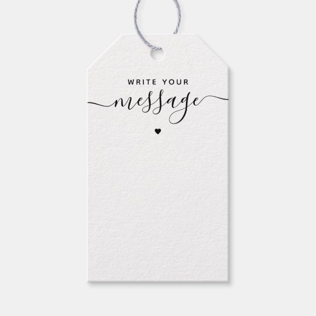 Unik Bröllop Guest Bok Idea för bohemskt skript Presentetikett (Framsidan)