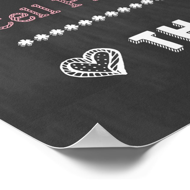 Unik Bröllop Poster! Ingen Cell Telefoner/inga kam Poster (Hörn)