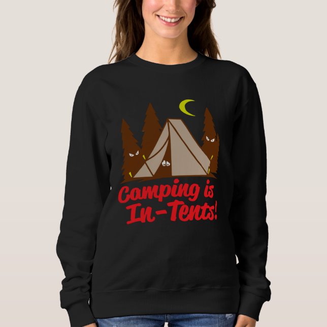 Unik camping t shirt (Framsida)
