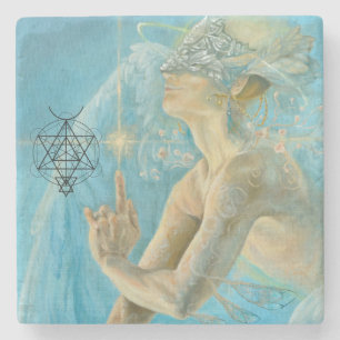 Unik Chamuel archangel Divine kärlek-grafik Stenunderlägg