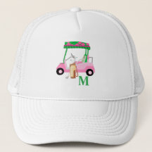 Unik charming Rosa Golf Cart Klubbs Monogram